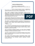 Historia Del Mantenimiento PDF