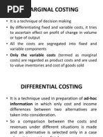 5 - Marginal Costing