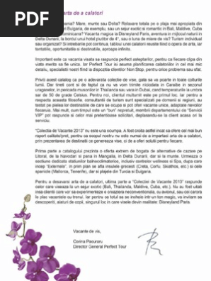 Catalog Perfect Tour