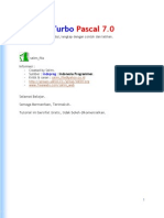 Tutorial Turbo Pascal