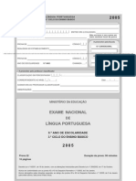 Exame Nacional: Exame Nacionalde Línguaportuguesa