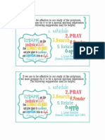 YW: Scripture Learning 