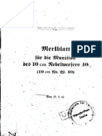 H.Dv.481-68 Merkblatt für die Munition des 10 cm Nebelwerfers 40 - 22.09.1942