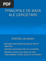 1 Principiile de Baza Ale Cercetarii