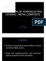 Evaluation of Ferroelectric Ceramic - Metal Composite Instructor Dr.