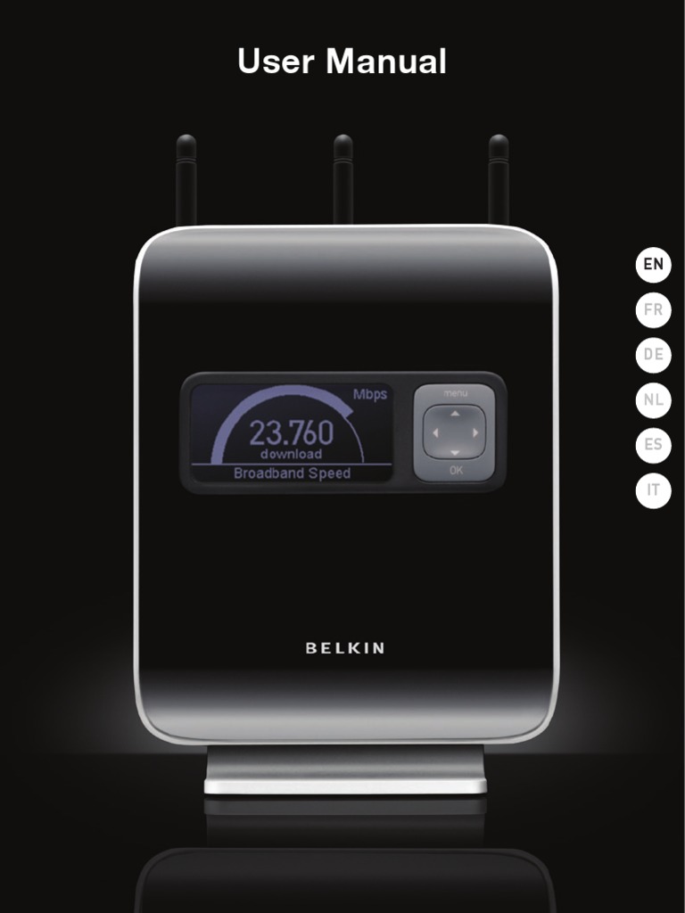 Manual Belkin PDF Computer Network Ip Address
