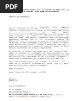 Modelo Carta de Audiência