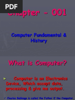 Chapter - 001: Computer Fundamental & History