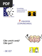 Capitolul 4. Propunerea Comunicarea. Ppt