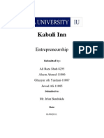 Kabuli Inn: Entrepreneurship