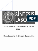 Síntesis Laboral CTM 20 Mayo 2013