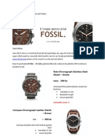 Model Scrisoare Comerciala Fossil - Marketing Direct