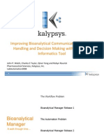 2008 ALA - Oral Presentation - Bioanalytical Manager