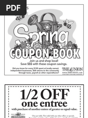 Coupon Book May 2013