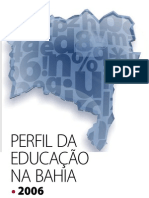 Pefil Da Educao Na Bahia - 2006