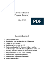 Global Software II Bringing Your Software Business To America