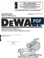 DEWALT DW708 12 Double-Bevel Sliding Compound Miter Manual
