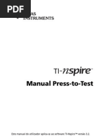 TI-Nspire Press to Test Guidebook PT