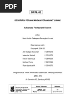 Download DPPL Advanced Restaurant System by Iskandar Setiadi SN142680142 doc pdf