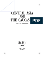 Central Asia and The Caucasus, 2008, Issue 5