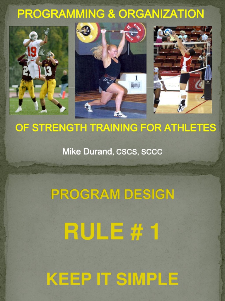 Strength Training Program Design Guide | PDF | Weight Training | Recreation