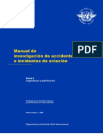 DOC 9756 Manual de Investigacion de Accidentes e Incidentes de Aviacion Parte I Es