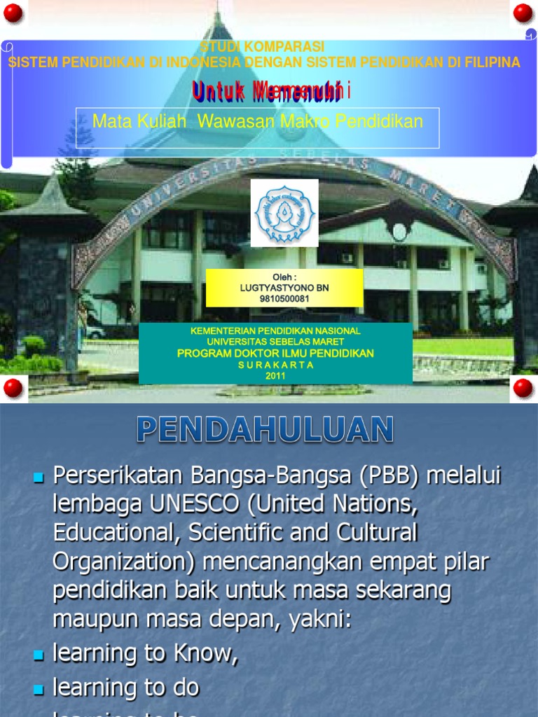 Sistem Pendidikan  Di  Indonesia  Dan Filipina Sistem Pendidikan  Di  Indonesia  Dan Filipina
