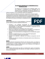 Derecho Agrario LA SECRETARÍA DE ASUNTOS AGRARIOS DE LA PRESIDENCIA DE LA REPÚBLICA (SAA)