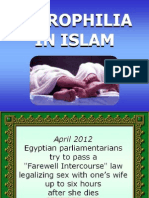 Necrophilia in Islam