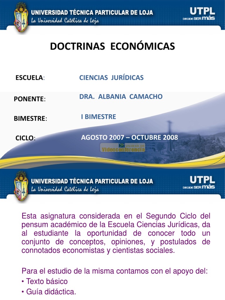 Doctrinas Econmicas 1204580381791160 2 | PDF | Finanzas y dinero