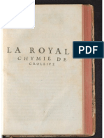 XVII sec. CROLL Osvald: La Royalle Chymie de Crollius 1624 No1634