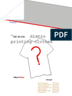 " Distro Printing Clothes ": The Blank