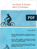Deustche Bank & Khushi Cyclethon Fundraiser