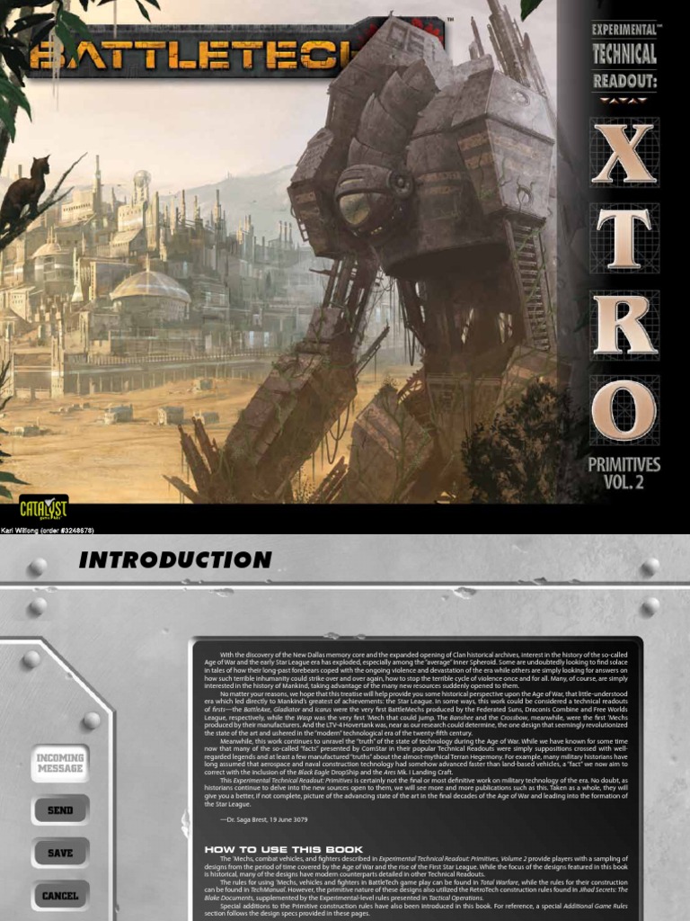 Cat35xt002 - Xtro Primitives II | PDF | Battle Tech | Fighter Aircraft