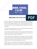 History of Tata Steel