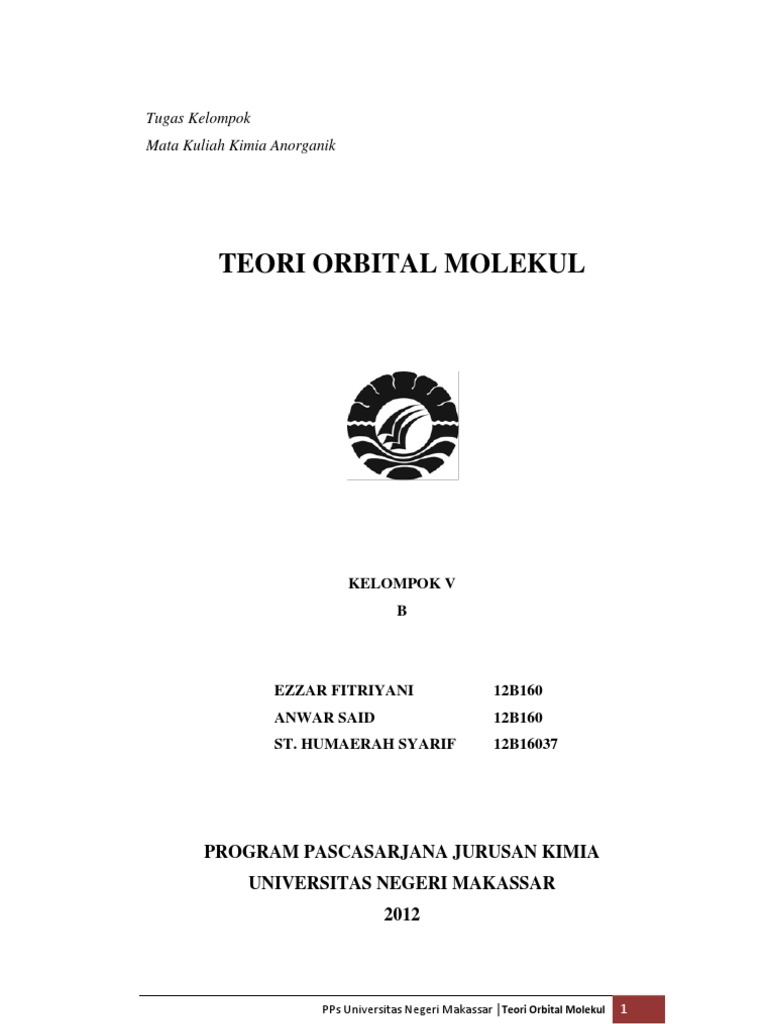 Teori Orbital Molekul