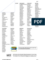 Cluster Skills Action Verbs