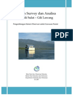 Laporan Survey Gili Sulat-Lawang