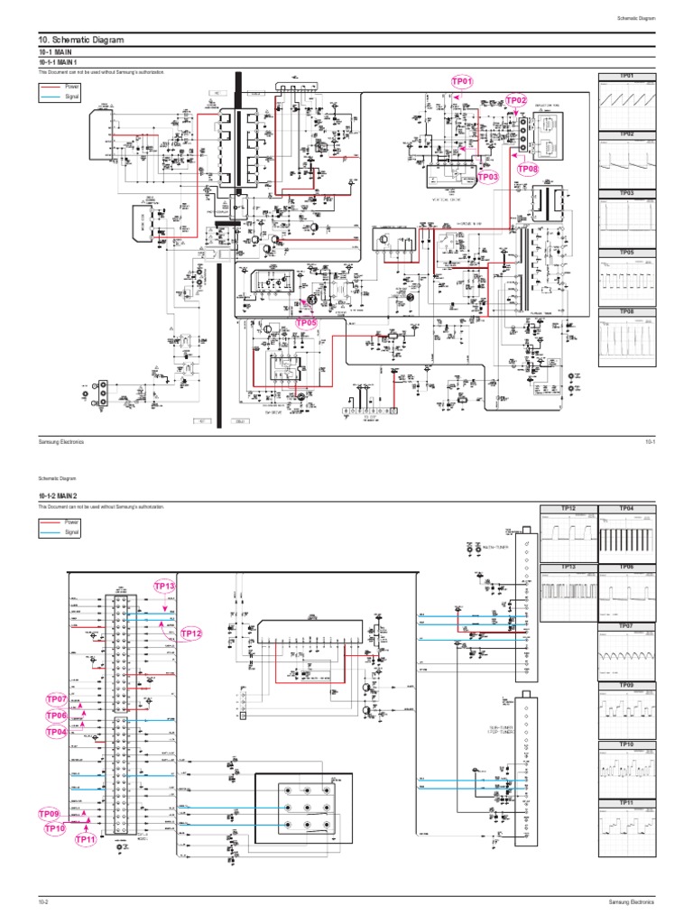 Samsung TV - Schematic Diagram | PDF | Telecommunications Engineering |  Electronics