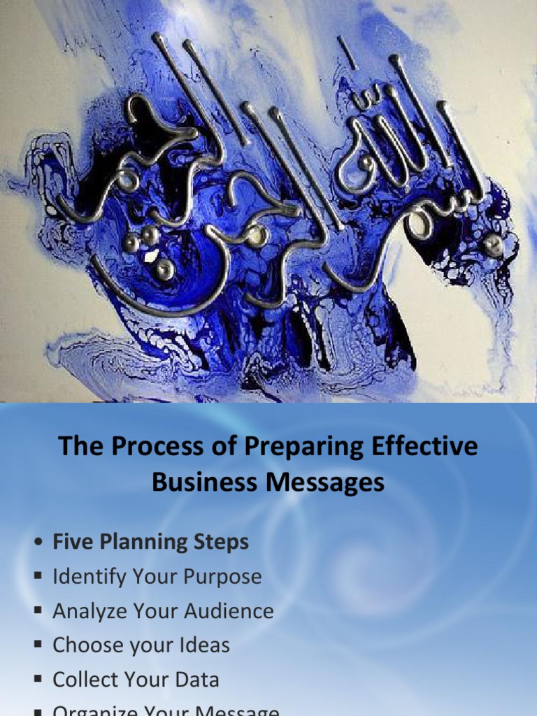 The Process of Preparing Effective Business Messages A Comprehensive