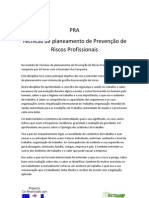 FT5- Tecnicas de Planeamento de Prevençao de Riscos Profissionais