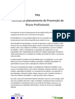 FT5 - Tecnicas de Planeamento de Prevençao de Riscos Profissionais