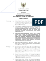 Qanun Kota - Sabang Nomor 5 - 2010 Pemerintahan Gampong