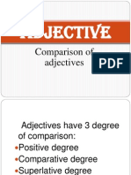 Adjective: Comparison of Adjectives