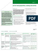 F&B Risk Assessment Sample