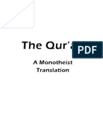 Qur’an - A Monotheist Translation