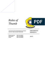 Rules of Thumb Perancangan Alat Proses