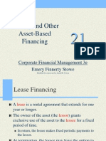 Leasing and Other Asset-Based Financing: Corporate Financial Management 3e Emery Finnerty Stowe
