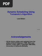 Dynamic Scheduling Using Tomasulo's Algorithm: Lotzi Bölöni