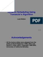 Dynamic Scheduling Using Tomasulo's Algorithm: Lotzi Bölöni